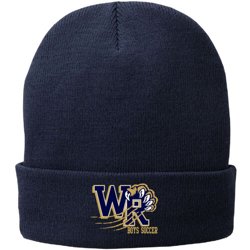 WR B Soccer Beanie Fold Over Thumbnail